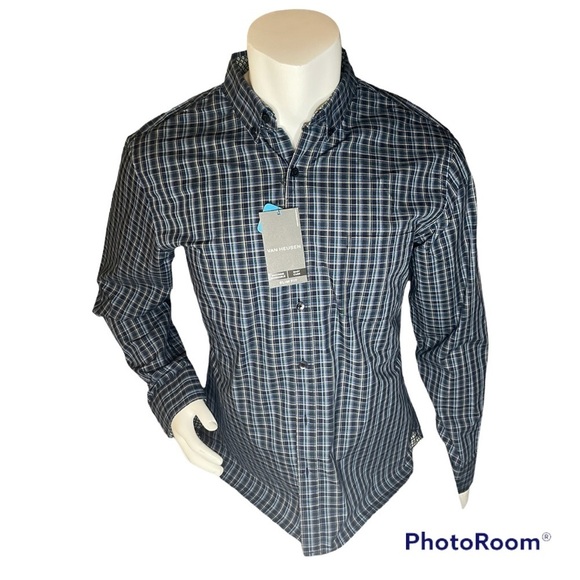 Van Heusen Other - Nwt Van Heusen Button Down Plaid Shirt | Casual, Party, Classy